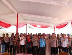 Polresta Bandar lampung lakukan Jum at Curhat di Tanjung karang Timur.