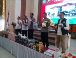 Dirnarkoba ekspos Tangkapan 3 bulan Terakhir .