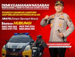 Himbau Nasabah Bank Polresta siapkan pengawalan.