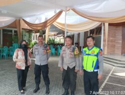 Polresta Bandar Lampung Amankan Ibadah Wapatnya Isa Almasih.