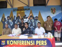 Subdit III Jatantras Polda Ungkap Pelaku Tindak pidana dan penadahaan.