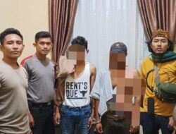 Polsek Wonosobo ,Amankan  Dua pria  penyalahguna Sabu.a