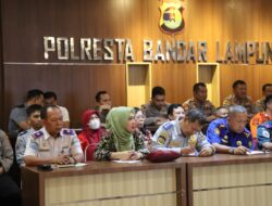 Polresta Bandar Lampung Rakor Bahas Persiapan Mudik.
