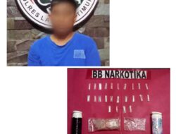 Edarkan Sabu Seorang Warga Sukadana Ditangkap polisi.