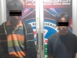 Polres way kanan Ringkus Dua Pelaku Diduga Edarkan dan Pemakai Sabu sabu