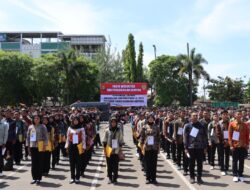 Calon Siswa Polri Polresta Bandar Lampung Hadiri pakta Integritas
