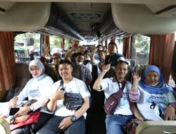 Mudik Gratis Bersama BUMN,PLN Berangkatkan pemudik ke Berbagai Daerah.