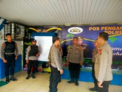 Propam Polresta Bandar Lampung Cek pos Pengaman dan Pelayanan Ops Ketupat.