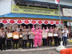 Kapolresta dan Bhayangkari Kunjungi Pospam dan posyan motivasi Personil.
