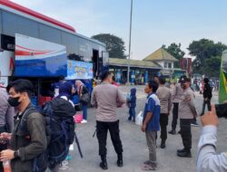 Kapolsek Kedaton,  Rutin Patroli Terminal Raja basa Aman dan Ramah bagi Pemudik.