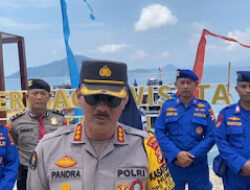 Polda lampung Melalui Kabid humas Lakukan Pengaman  Di wisata  Dermaga Ketapang.