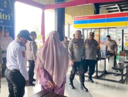 Wakapolda Lampung Kunjungi Pos Pam Rest Area 208 A.