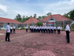 Apel Perdana pasca Lebaran,Sambut Kunjungan Kakanwil Kemenkumham Lampung..
