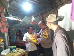 Peduli Sesama,Bhabinkamtibmas polsek Teluk Betung Timur.