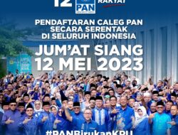 DPW Partai Amanat Nasional Lampung Daftarkan Bacalon Calegnya diTanggal 12.