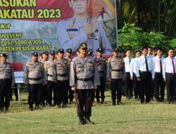 Polda Lampung Siap Amankan Kejuaraan Selancar Ombak Internasional Krui Pro WSL dibuka  Besok.