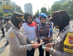 Polwan Polresta Bandar lampung Jalani Pemeriksaan Gaktiblin.