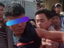 Polsek Kota Agung Bersama Tekab 308 Polres Tanggamus dan TNI Tangkap pelaku Curas.