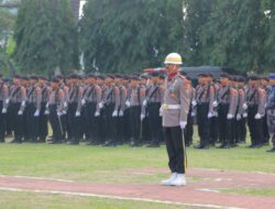 Kapolda Lampung Pimpin Upacara Hari Bhayangkara Ke -77 Tahun 2023.