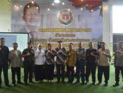 Kasiter Kasrem 043/Gatam Bersinergi Dengan Purnawirawan Polri di Amelia hotel.