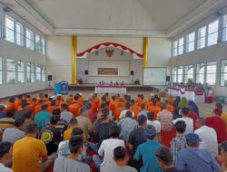 Warga Binaan Lapas Kota Agung Ikuti sosialisasi   Pendidikan Pemilih dsn Partisipasi Pemilu.