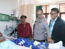 Bersama Ketua DPRD dan Kapolresta Bandar Lampung Santuni Santuni Korban.