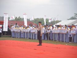 Polda Lampung Sukseskan Penutupan Ops Jumbara PMR Krakatau 2023.