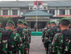 Pupuk jiwa Nasionalisme Kodim 0410/KBL menggelar Upacara Bendera