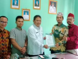 Kepala KUA kemenag Kecamatan Rajabasa Menerima  Audiensi MWC NU