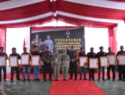 Tangkap Bandar Narkoba Danrem 043/Gatam Berikan Penghargaan  Anggota Kodim 0426/TB