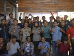 Jalin sinergisitas dan Silaturahim  Kabid humas polda Lampung Ngopy Bareng Bersama Insan Pers