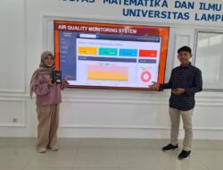 Mahasiswa Unila Ciptakan Alat Monitoring Kualitas Udara berbasis (IOT)