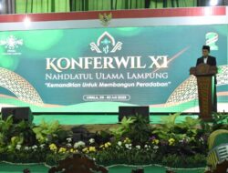 Kasiren Korem  043/Gatam Hadiri Konferwil Ke XI NU Lampung