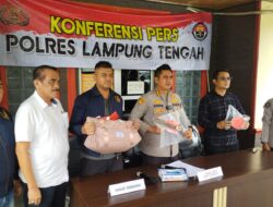 Polres Lampung tengah Ekpos Pembunuhan Mantan Istri