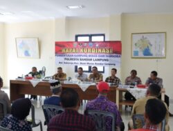 Polresta Bandar Lampung Gelar Rakor Pembentukan Kampung  Bebas Narkoba