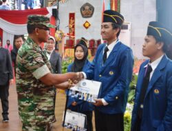 Danrem 043/Gatam Sampaikan Materi Kehidupan Berbangsa dan Bernegara diHadapan Mahasiswa Baru