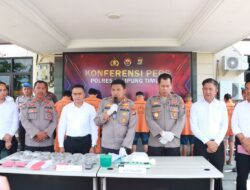 Polres Lampung Timur Gulung Sindikat Peredaran Narkoba di wilaya Hukum Lamtim