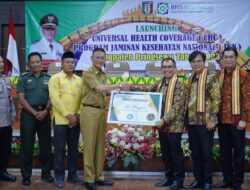 Pringsewu Deklarasi Sekaligus Louching UHC program Jaminan Kesehatan Nasional
