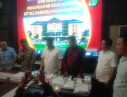 Direktorat Narkotika  Polda Lampung ungkap Kasus Di Pelabuhan Bakau Heni Sebanyak  12 Kg
