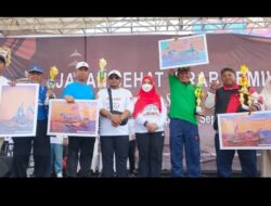 Kirab Demokrasi KPU Bandar Lampung Gelar Jalan Sehat