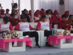 Prajurit Korem043/Gatam Bersinergi  Ikuti  Tour Of Road to Kemala Lampung