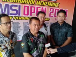 Ketua SMSI Doni Irawan Buka  open Menembak Perbakin 2023
