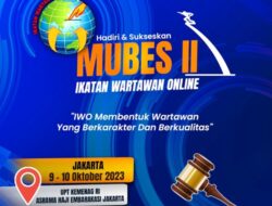 4 Kandidat Ramaikan Bursa Calon Ketum IWO Di Mubes Ke – 2