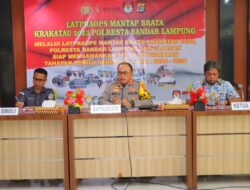 Polresta Bandar Lampung Gelar lat pra ops Mantab Brata 2023