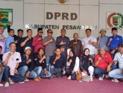 Organisasi Wartawan Rapat Di Gedung DPRD pesawaran Terkait Gedung PWI