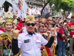 Ganjar mahfud (Gama) Resmi Daftar KPU hari pertama