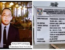 Ketua DPP MABESBARA minta Tindak Tegas CV Ayu Ataki