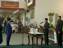 Sugianto DiLantik anggota Dewan PAW  almarhum Ahmad Fitoni Dari PAN
