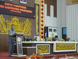 Pj.Bupati Pringsewu Adi Erlansyah Sampaikan RAPBD 2024