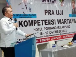 Gubernur Lampung Mengapresiasi  Kegiatan Pra UKW JMSI LAMPUNG